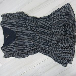 MANGO MNG COLLECTION NAVY DRESS